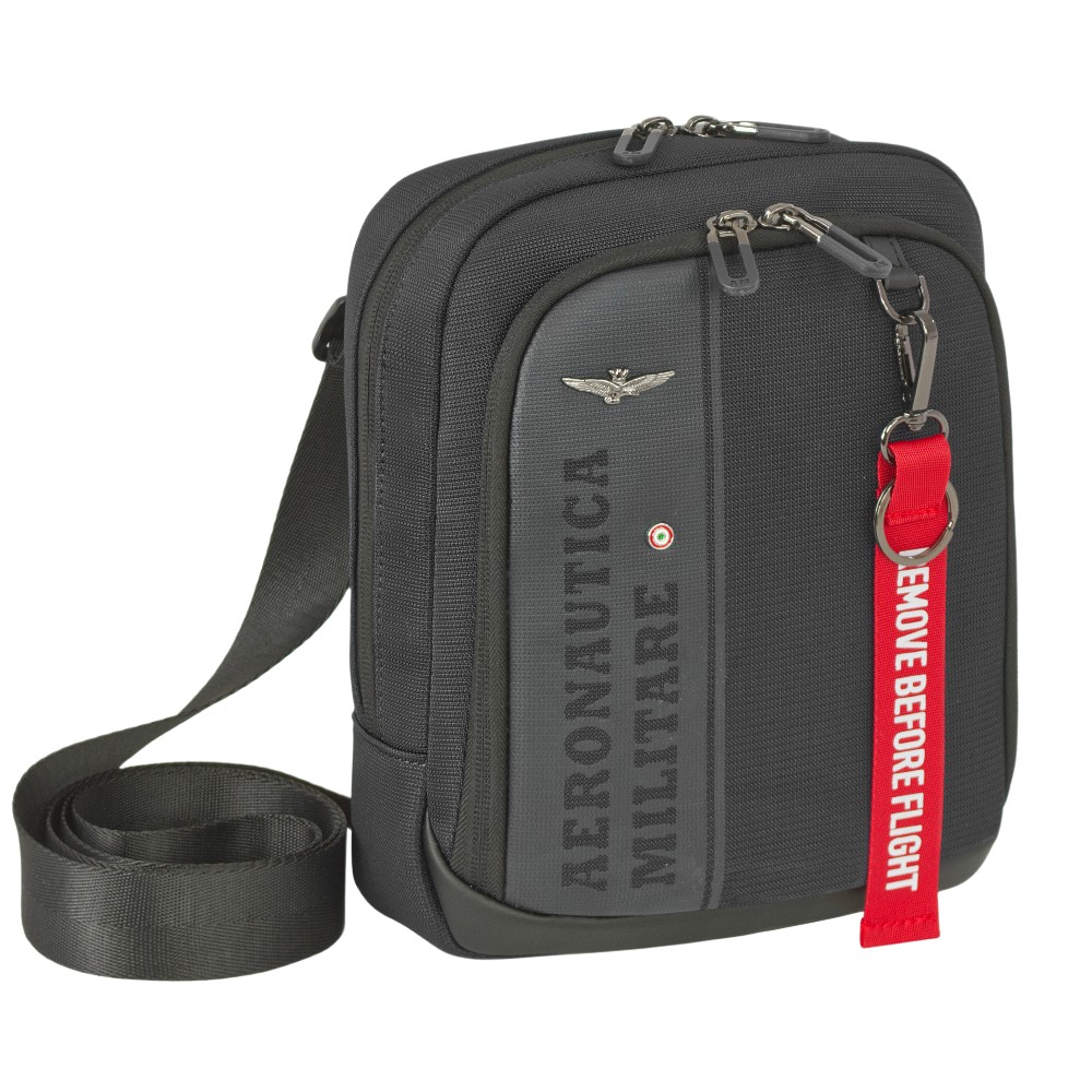 Aeronautica Militare AM-602 Men's Shoulder / Crossbody Bag Black Bags