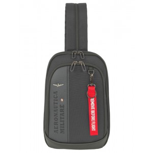 Aeronautica Militare AM-603 Cross Bodybag/Backpack Ανδρική Τσάντα Στήθους Μαύρη Τσάντες