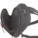 Aeronautica Militare AM-603 Cross Bodybag/Backpack Ανδρική Τσάντα Στήθους Μαύρη 5