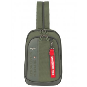 Aeronautica Militare AM-603 Cross Bodybag/Backpack Ανδρική Τσάντα Στήθους Πράσινη Τσάντες