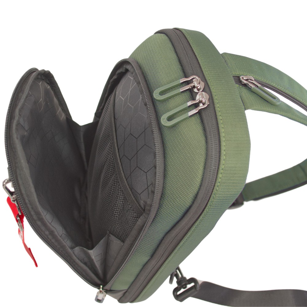 Aeronautica Militare AM-603 Cross Bodybag/Backpack Ανδρική Τσάντα Στήθους Πράσινη Τσάντες