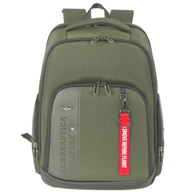 Aeronautica Militare AM-604 Backpack Τσάντα Πλάτης Πράσινη