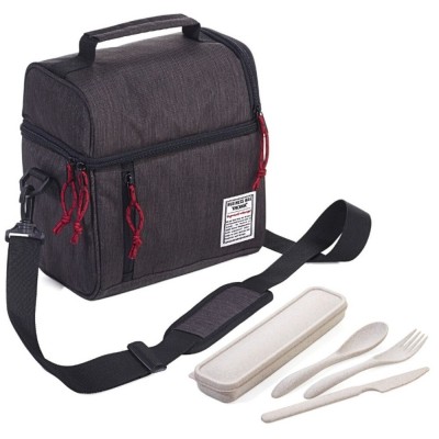 TROIKA BBG58/GY BUSINESS LUNCH COOLER Ισοθερμικό Τσαντάκι Φαγητού Γκρι