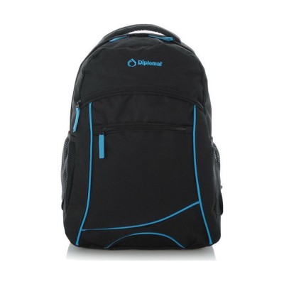 Diplomat Υφασμάτινο Σακίδιο Πλάτης BF10 Μαύρο