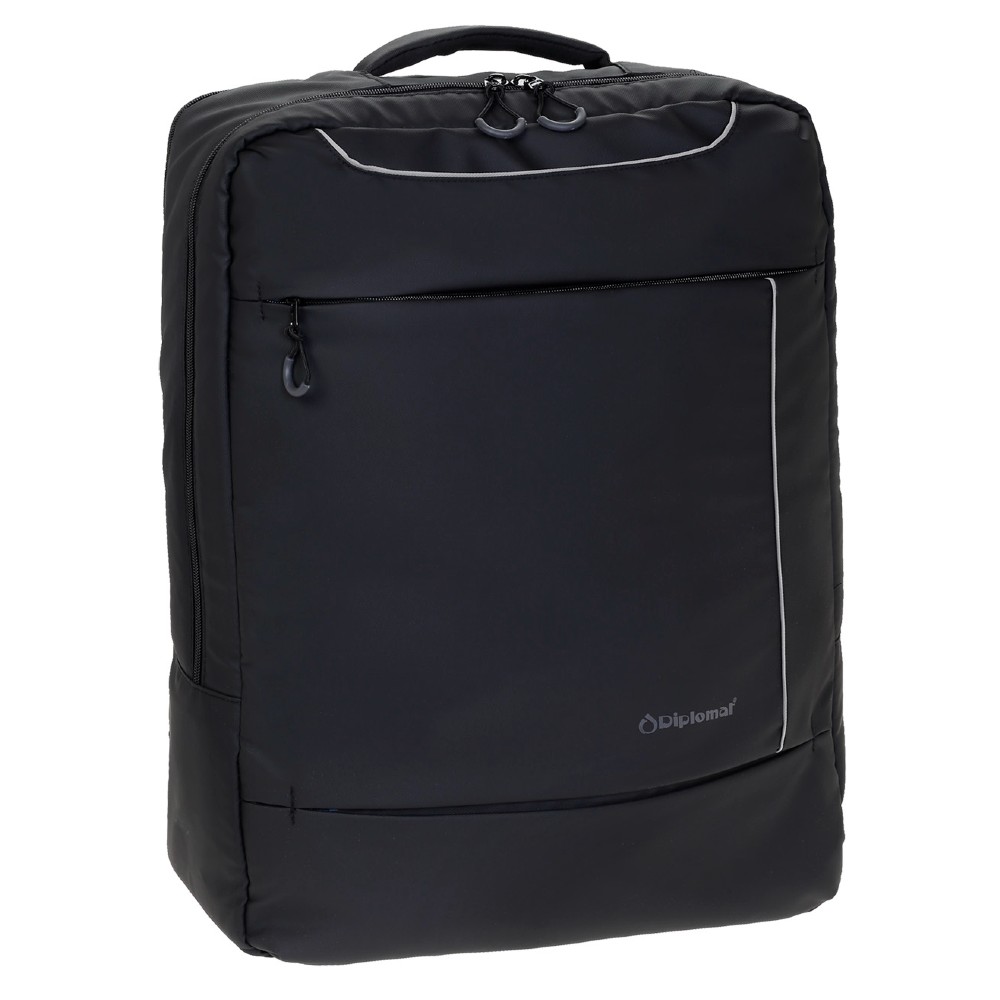 Diplomat BF211-55 The LYON Collection Ταξιδιωτικό Σακίδιο Πλάτης Μαύρο Τσάντες