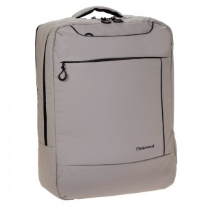 Diplomat BF211-55 The LYON Collection Ταξιδιωτικό Σακίδιο Πλάτης Μπεζ-Γκρι Τσάντες