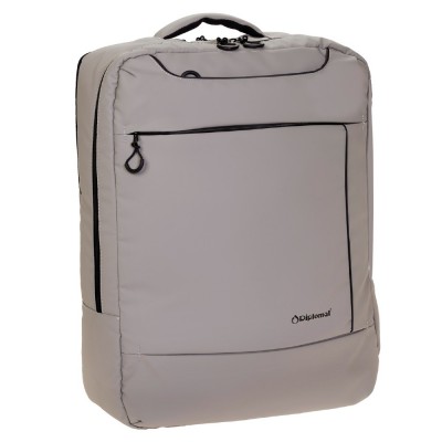 Diplomat BF211-55 The LYON Collection Ταξιδιωτικό Σακίδιο Πλάτης Μπεζ-Γκρι