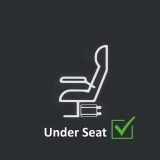 Diplomat BF400 UnderSeat Cabin Σακίδιο Πλάτης Μαύρο 2