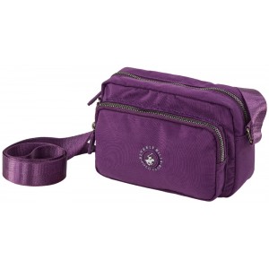 Beverly Hills Polo Club BH-3950 Γυναικεία Τσάντα Χιαστή Μωβ