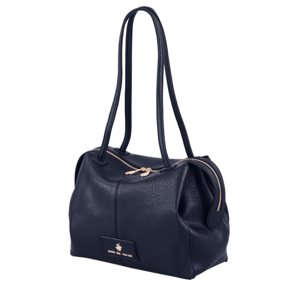 Beverly Hills Polo Club BH-4220 Γυναικεία Τσάντα Ώμου Μπλε Τσάντες