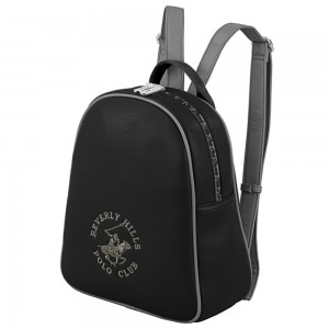 Beverly Hills Polo Club BH-4262 Γυναικεία Τσάντα Πλάτης Backpack Μαύρη