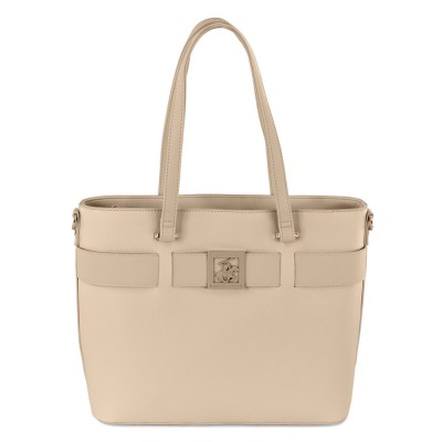 Beverly Hills Polo Club BH-4490 Women's Shoulder Bag Beige