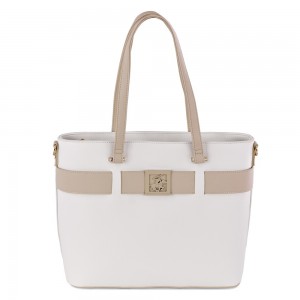 Beverly Hills Polo Club BH-4490 Γυναικεία Τσάντα Ώμου Λευκή Τσάντες