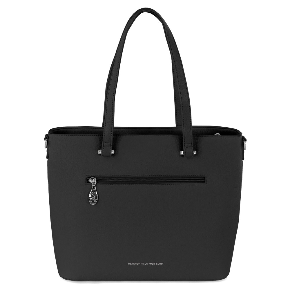 Beverly Hills Polo Club BH-4490 Γυναικεία Τσάντα Ώμου Μαύρη Τσάντες
