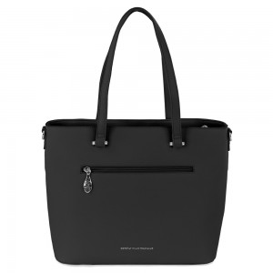 Beverly Hills Polo Club BH-4490 Γυναικεία Τσάντα Ώμου Μαύρη Τσάντες