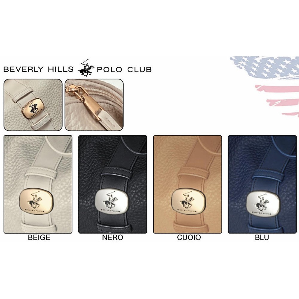 Beverly Hills Polo Club BH-4522 Γυναικεία Τσάντα Ώμου Μπλε Τσάντες