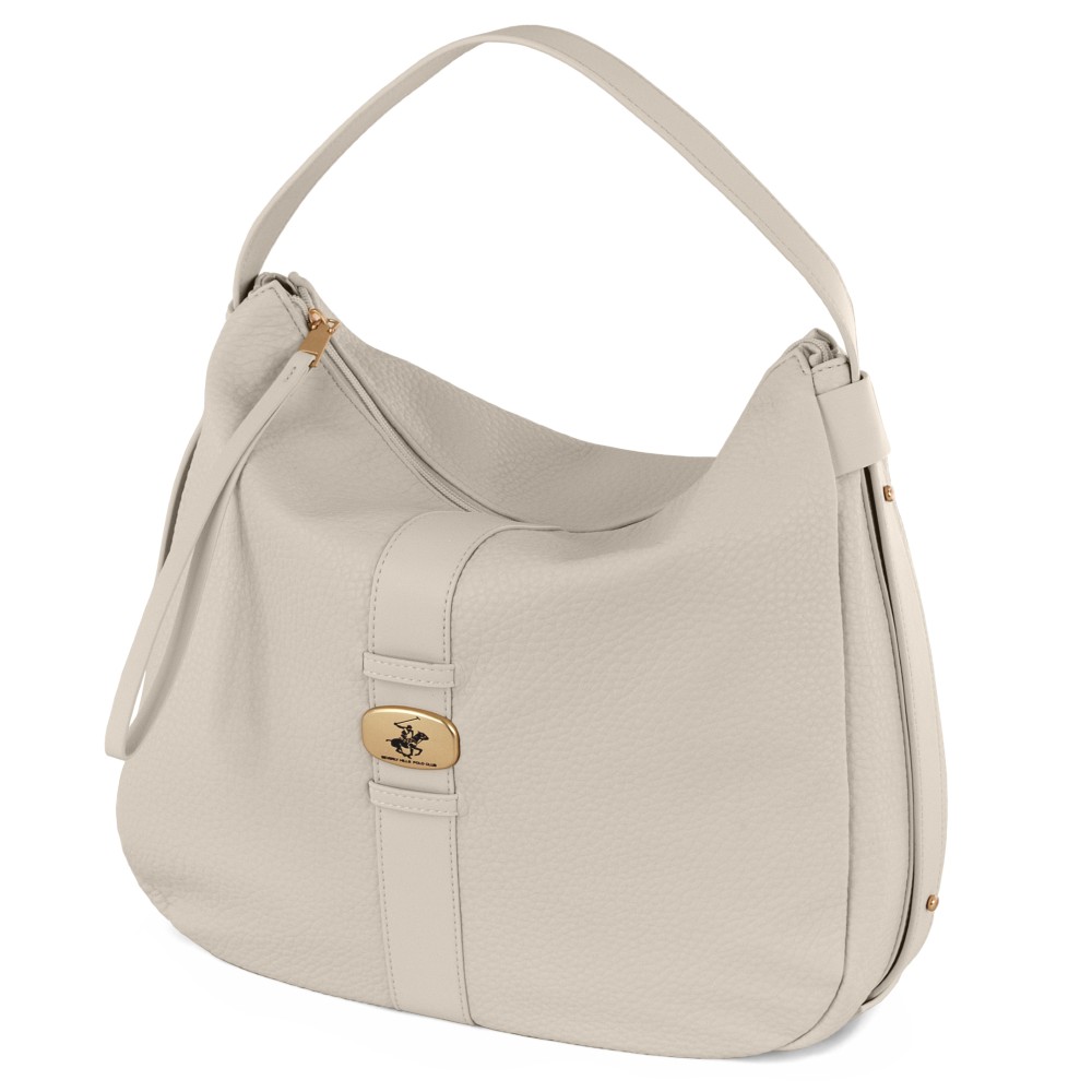 Beverly Hills Polo Club BH-4521 Γυναικεία Τσάντα Ώμου Μπεζ Τσάντες
