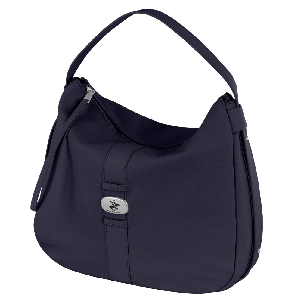 Beverly Hills Polo Club BH-4521 Γυναικεία Τσάντα Ώμου Μπλε Τσάντες