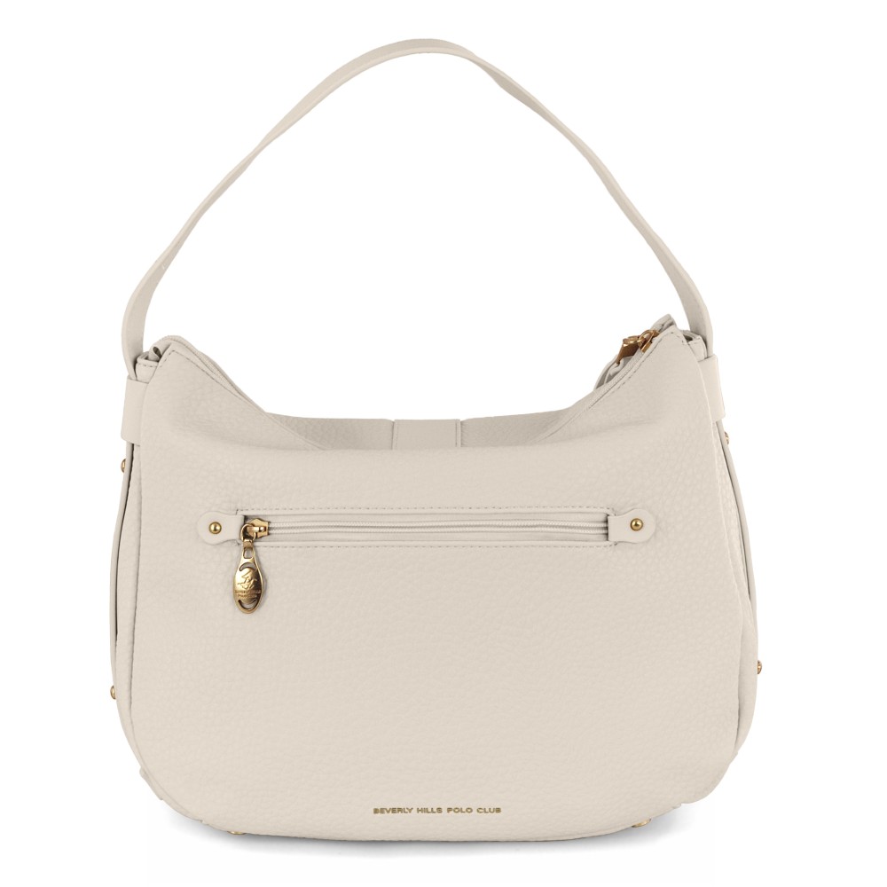 Beverly Hills Polo Club BH-4522 Γυναικεία Τσάντα Ώμου Μπεζ Τσάντες