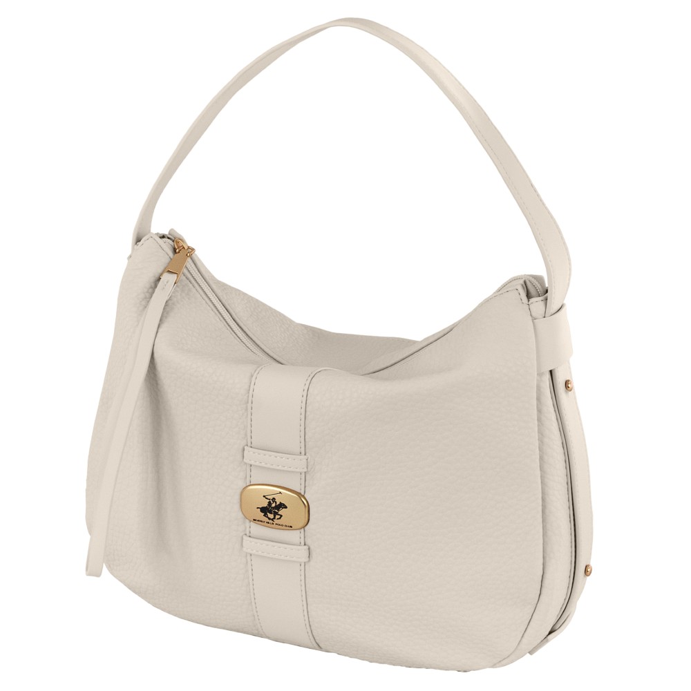 Beverly Hills Polo Club BH-4522 Γυναικεία Τσάντα Ώμου Μπεζ Τσάντες