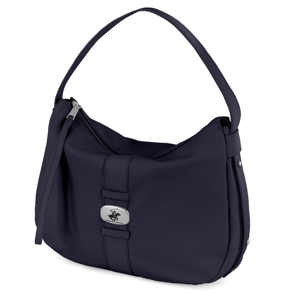 Beverly Hills Polo Club BH-4522 Γυναικεία Τσάντα Ώμου Μπλε Τσάντες