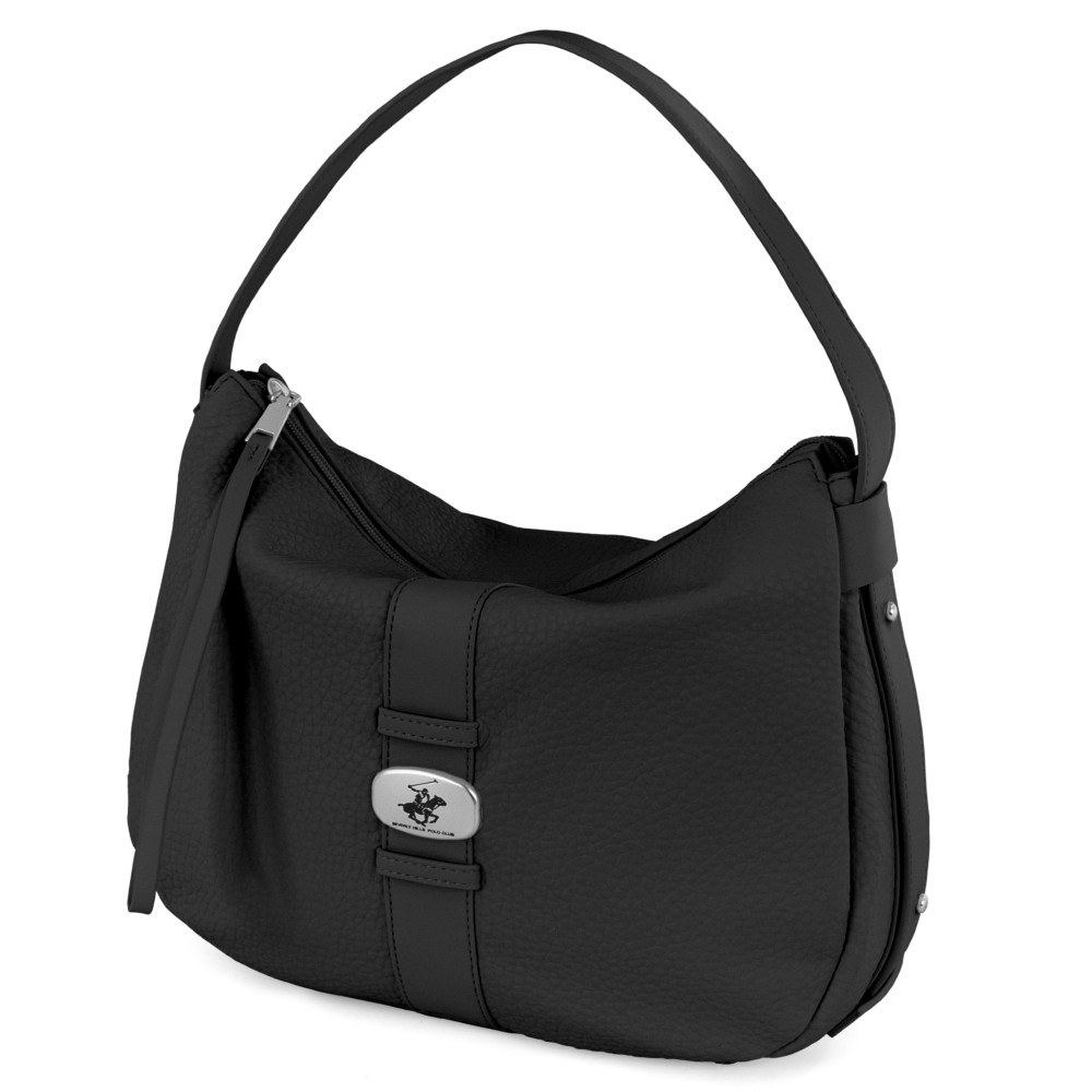 Beverly Hills Polo Club BH-4522 Γυναικεία Τσάντα Ώμου Μαύρη Τσάντες