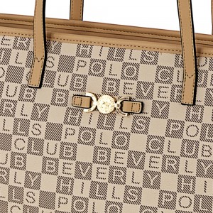 Beverly Hills Polo Club BH-4530 Women's Shoulder Bag Beige Bags