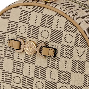 Beverly Hills Polo Club BH-4532 Backpack Γυναικεία Τσάντα Πλάτης Μπεζ Τσάντες