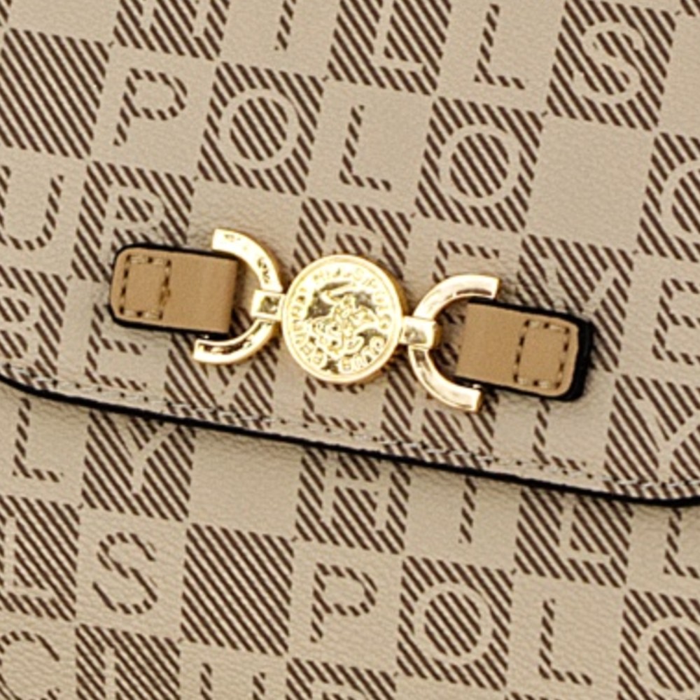 Beverly Hills Polo Club BH-4534 Women's Handbag Beige Bags