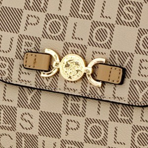 Beverly Hills Polo Club BH-4534 Women's Handbag Beige Bags