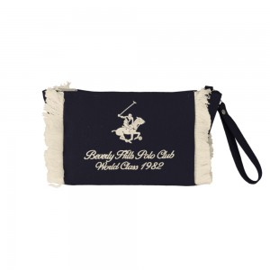 Beverly Hills Polo Club BH-4572 Τσαντάκι Χειρός-Νεσεσέρ Μπλε Τσάντες