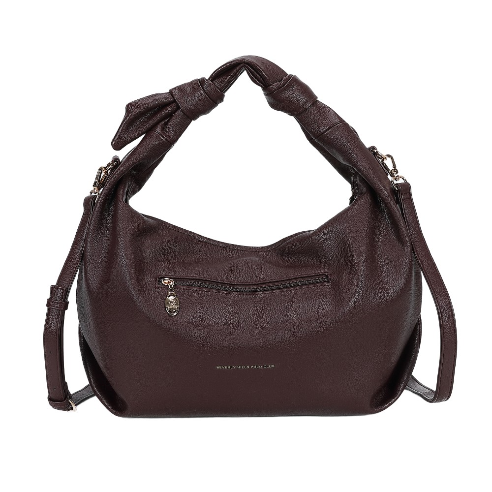 Beverly Hills Polo Club BH-4630 Γυναικεία Τσάντα Ώμου Μπορντό/Burgundy Τσάντες
