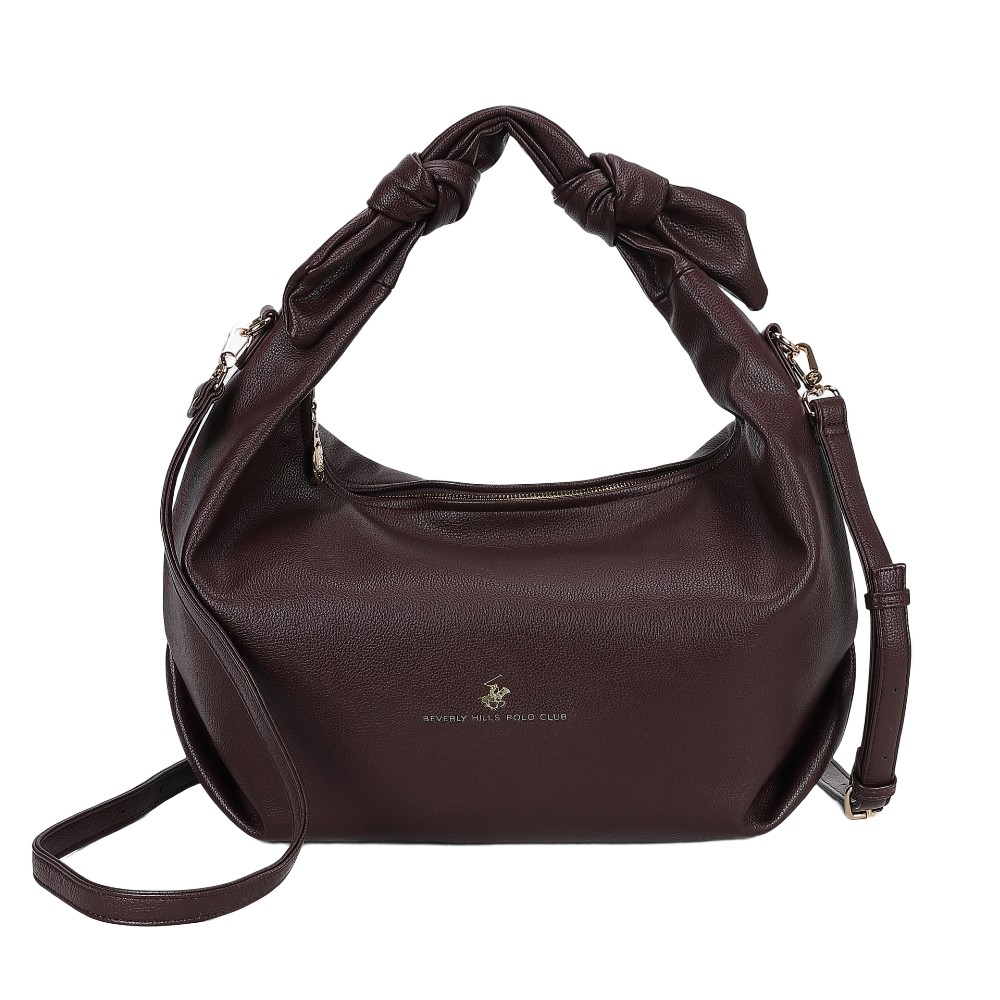 Beverly Hills Polo Club BH-4630 Γυναικεία Τσάντα Ώμου Μπορντό/Burgundy Τσάντες
