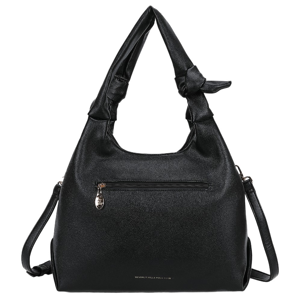 Beverly Hills Polo Club BH-4631 Γυναικεία Τσάντα Ώμου Μαύρη Τσάντες