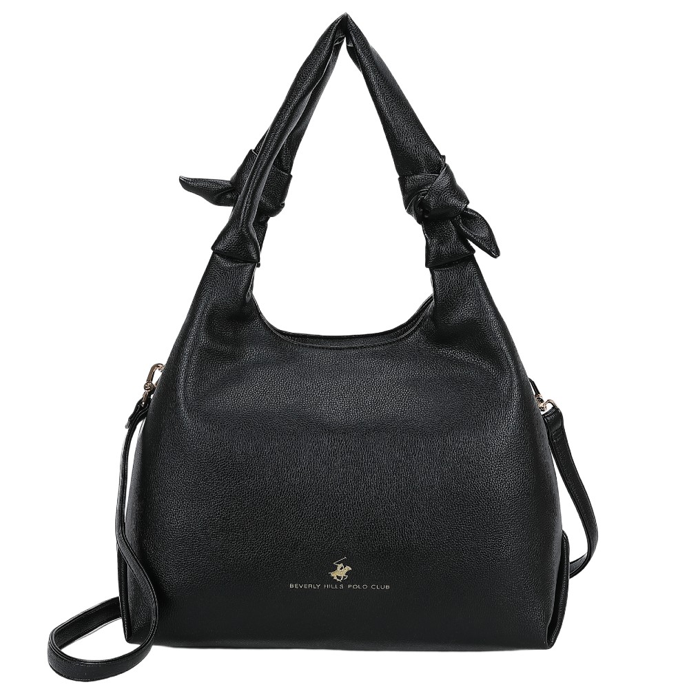 Beverly Hills Polo Club BH-4631 Γυναικεία Τσάντα Ώμου Μαύρη Τσάντες