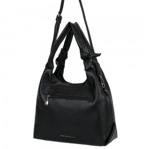 Beverly Hills Polo Club BH-4631 Γυναικεία Τσάντα Ώμου Μαύρη Τσάντες