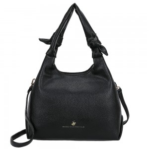 Beverly Hills Polo Club BH-4631 Γυναικεία Τσάντα Ώμου Μαύρη Τσάντες