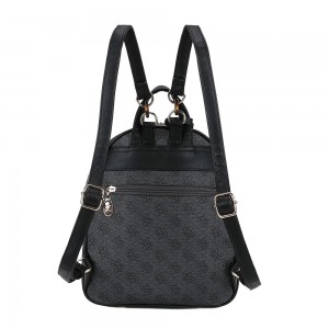 Beverly Hills Polo Club BH-4662 Backpack Γυναικεία Τσάντα Πλάτης Μαύρη Τσάντες