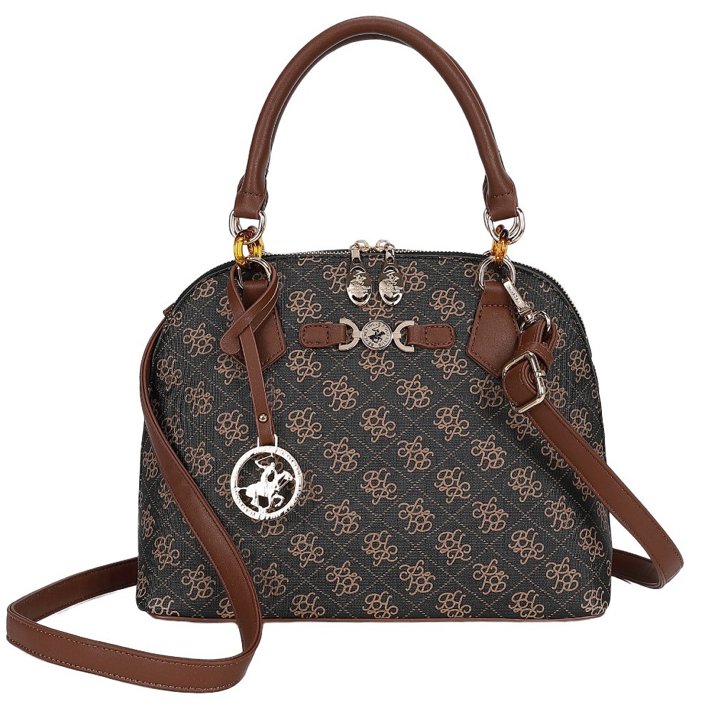 Beverly Hills Polo Club BH-4663 Women's Handbag/Shoulder Bag Brown Bags