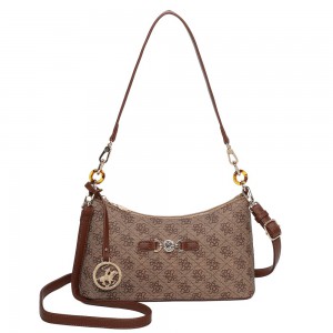 Beverly Hills Polo Club BH-4664 Women's Shoulder/Crossbody Bag Beige Bags