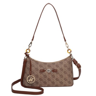 Beverly Hills Polo Club BH-4664 Women's Shoulder/Crossbody Bag Beige