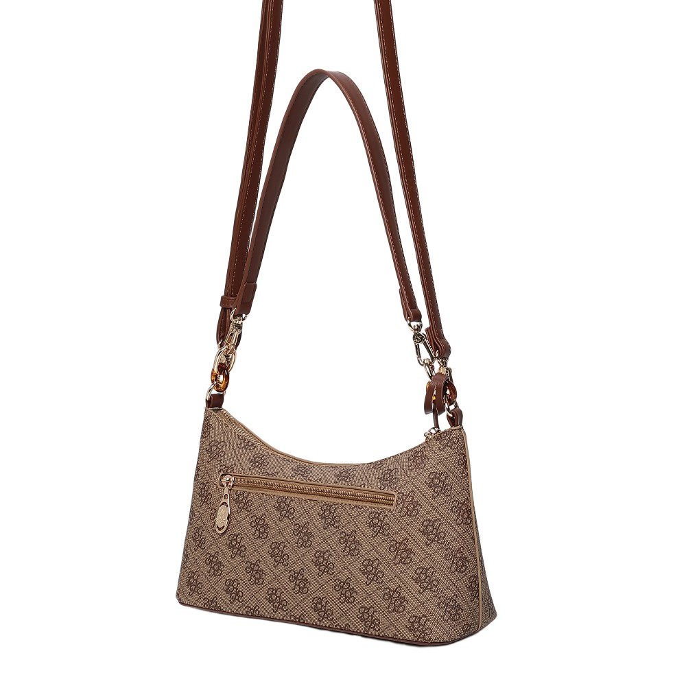 Beverly Hills Polo Club BH-4664 Women's Shoulder/Crossbody Bag Beige Bags