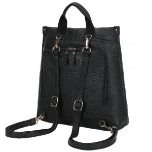Beverly Hills Polo Club BH-4742 Backpack Γυναικεία Τσάντα Πλάτης Μαύρη Τσάντες