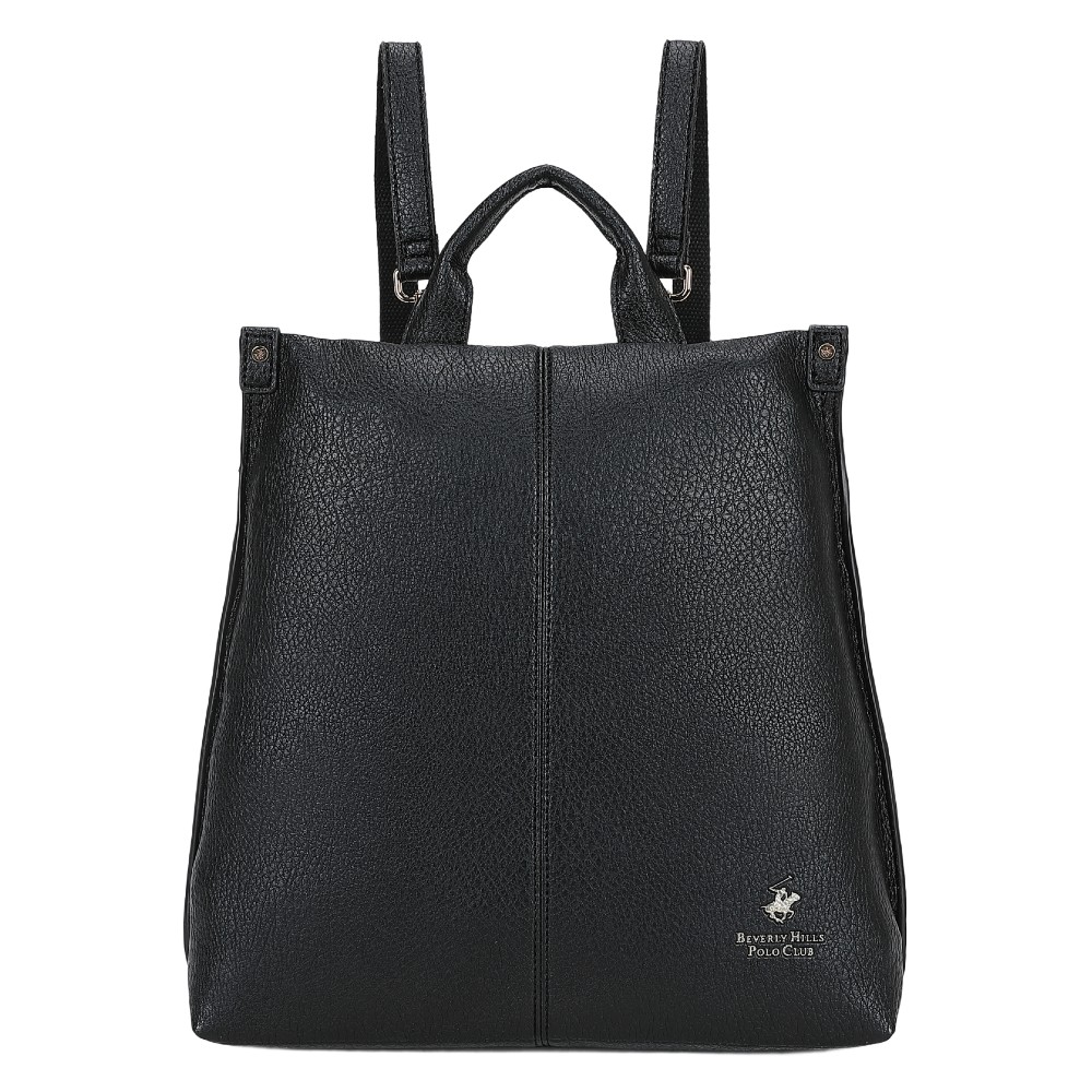 Beverly Hills Polo Club BH-4742 Backpack Γυναικεία Τσάντα Πλάτης Μαύρη Τσάντες