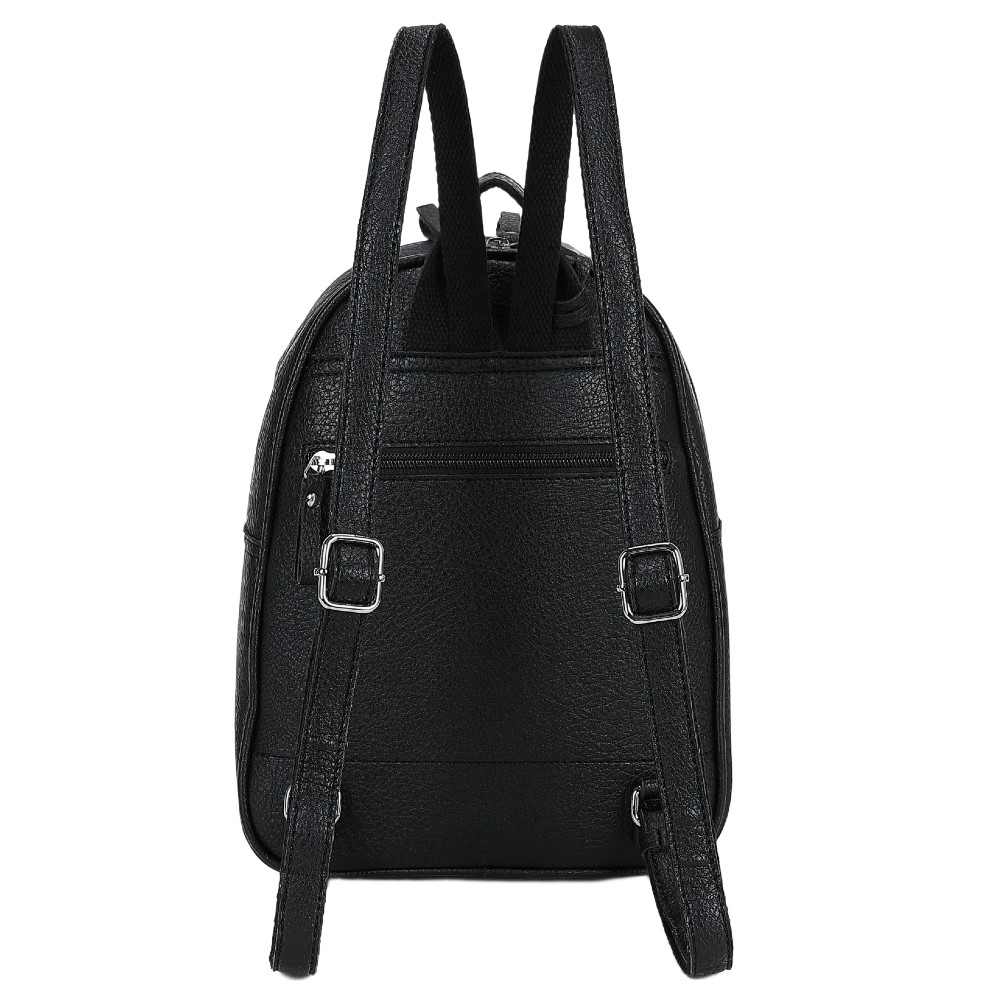 Beverly Hills Polo Club BH-4752 Backpack Γυναικεία Τσάντα Πλάτης Μαύρη Τσάντες