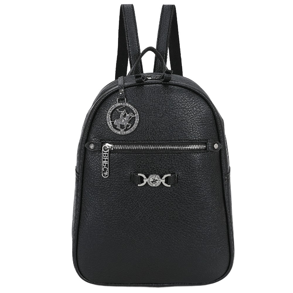 Beverly Hills Polo Club BH-4752 Backpack Γυναικεία Τσάντα Πλάτης Μαύρη Τσάντες