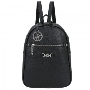 Beverly Hills Polo Club BH-4752 Backpack Γυναικεία Τσάντα Πλάτης Μαύρη Τσάντες
