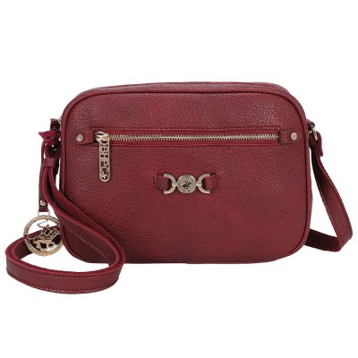 Beverly Hills Polo Club BH-4755 Γυναικεία Τσάντα Χιαστή/ώμου Μπορντό/Burgundy