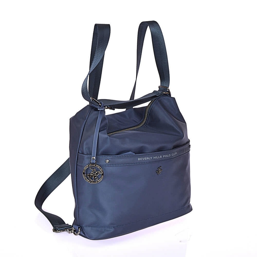 Beverly Hills Polo Club BH-3531 Γυναικεία Τσάντα Ώμου-Backpack Μπλε