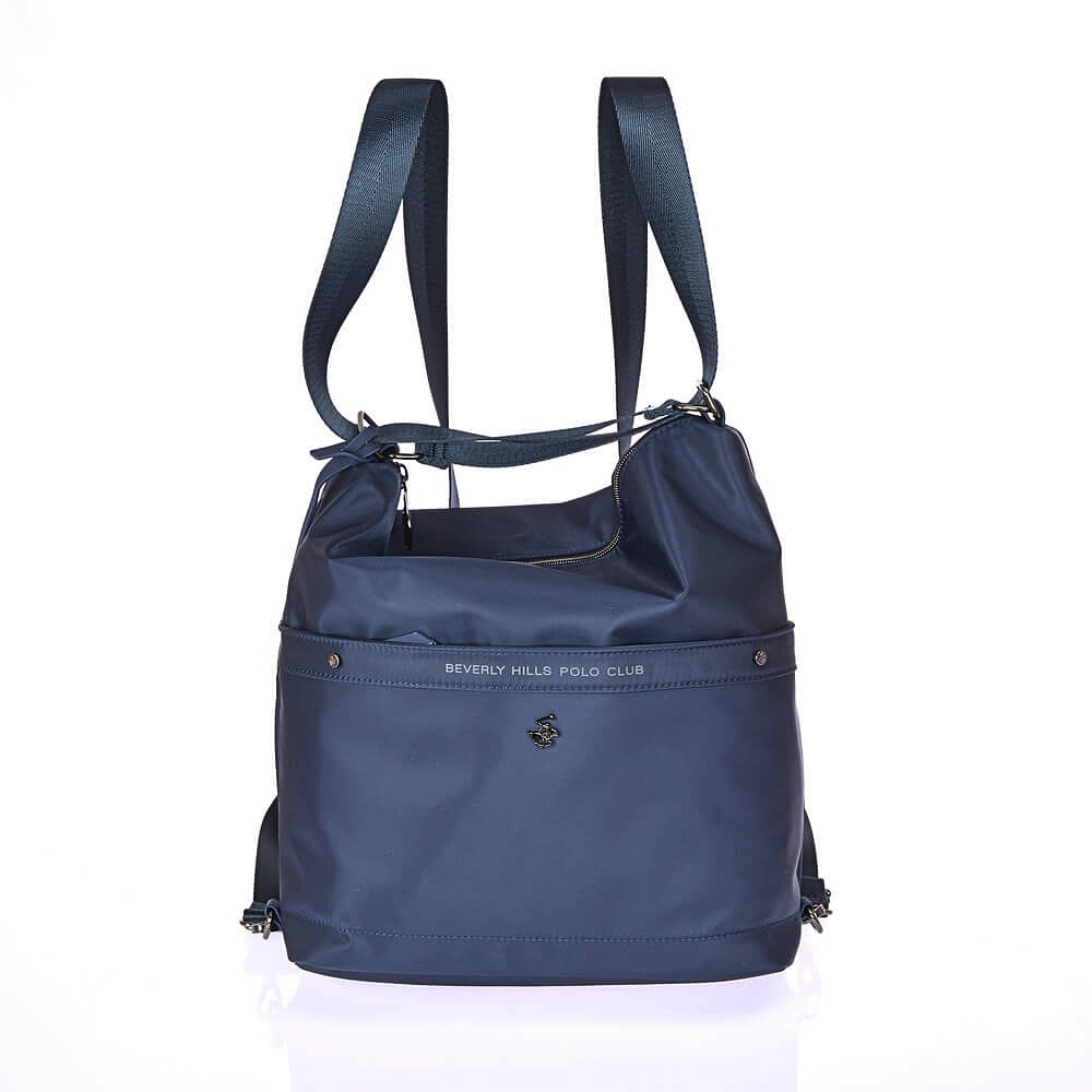 Beverly Hills Polo Club BH-3531 Γυναικεία Τσάντα Ώμου-Backpack Μπλε